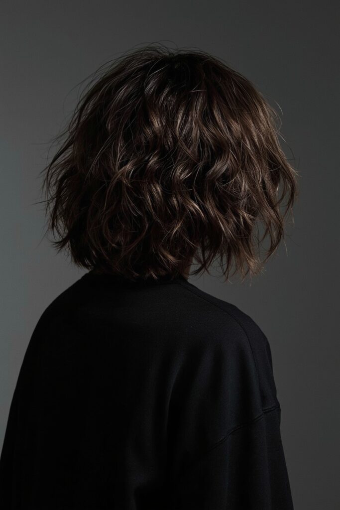 Ear-Length Bob with Tousled Texture