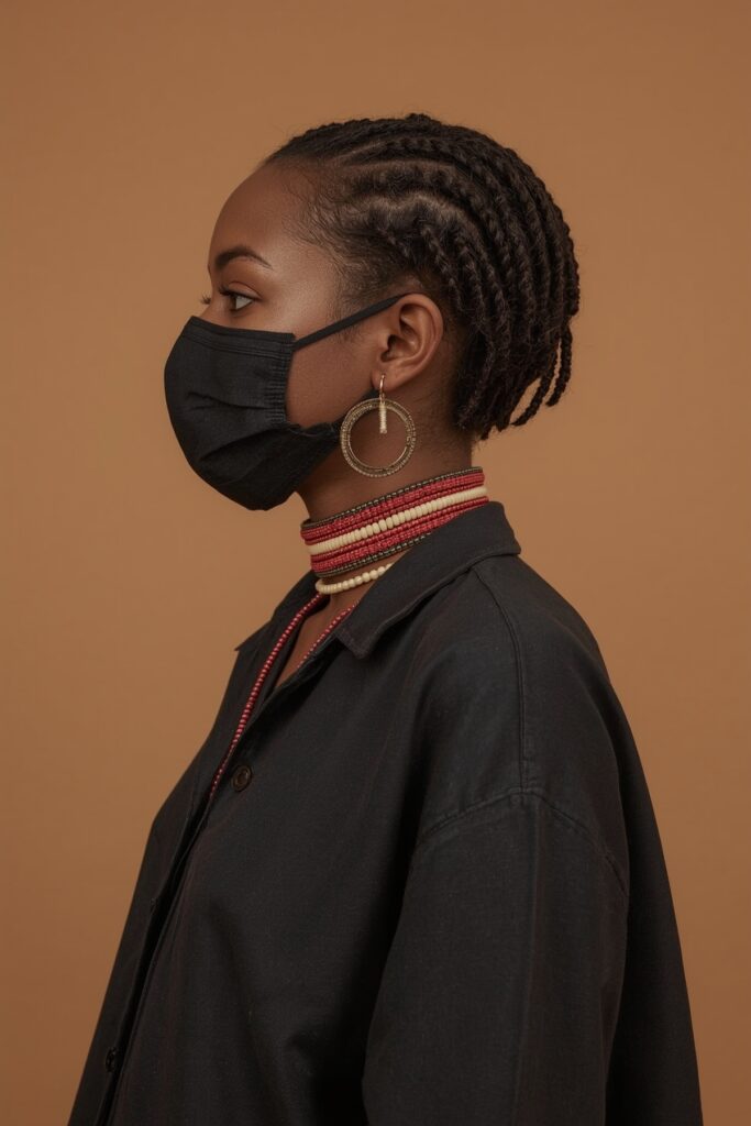 Fulani-Inspired Short Bob