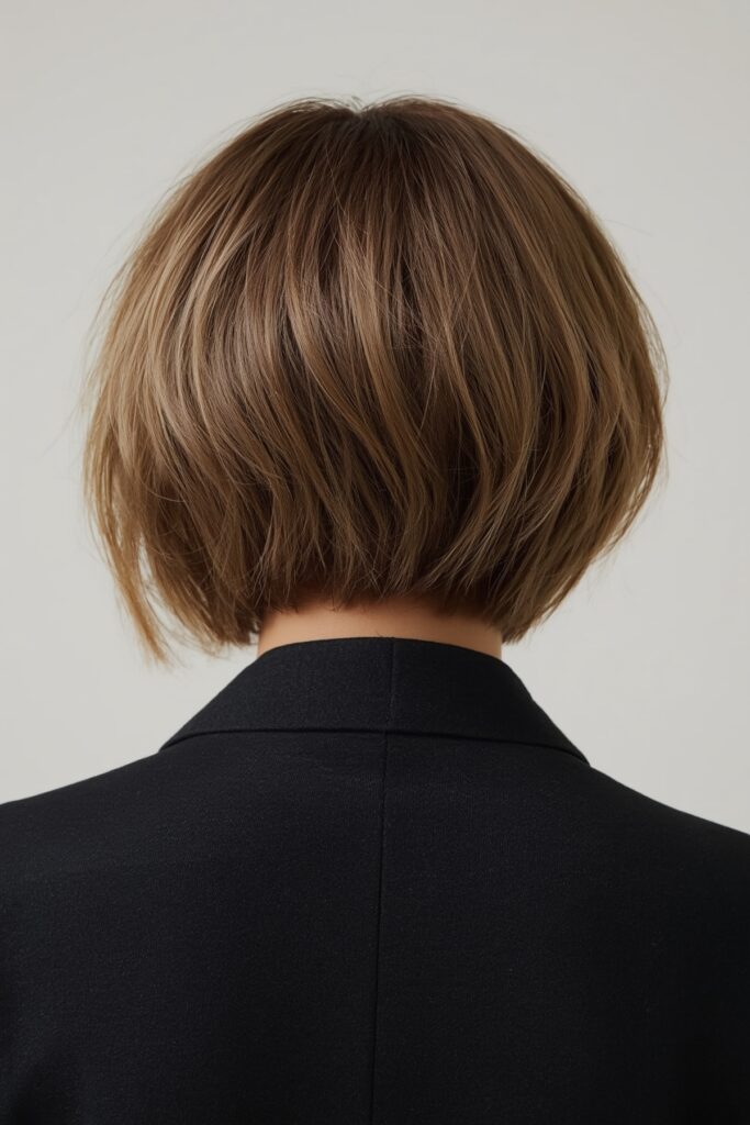 Stacked Bob with Graduated Layers
