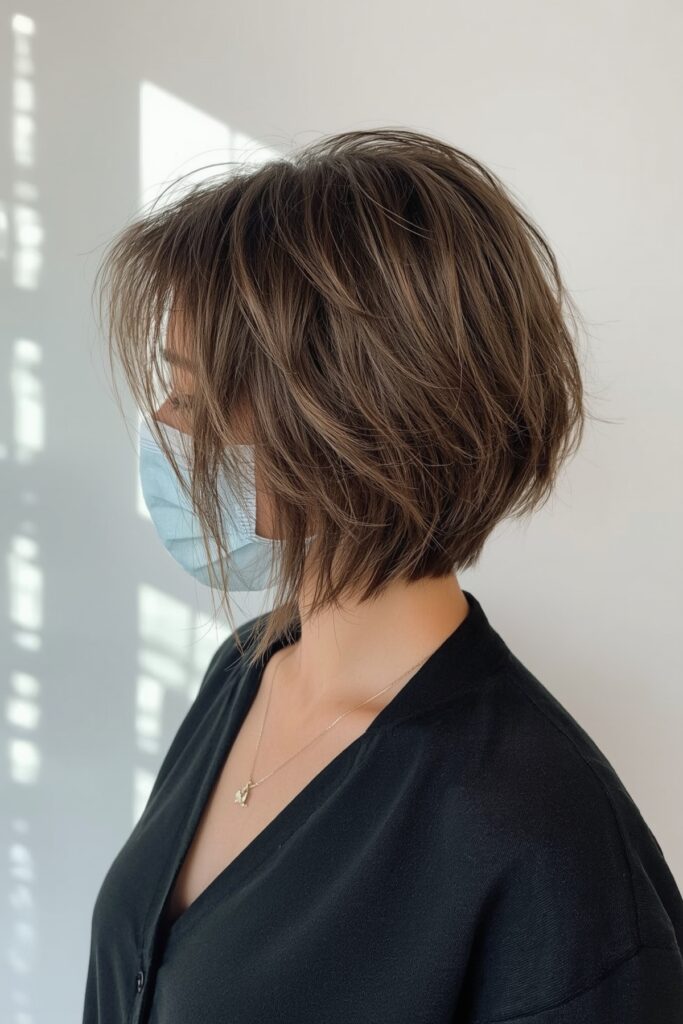 Tapered Nape Pixie Cut