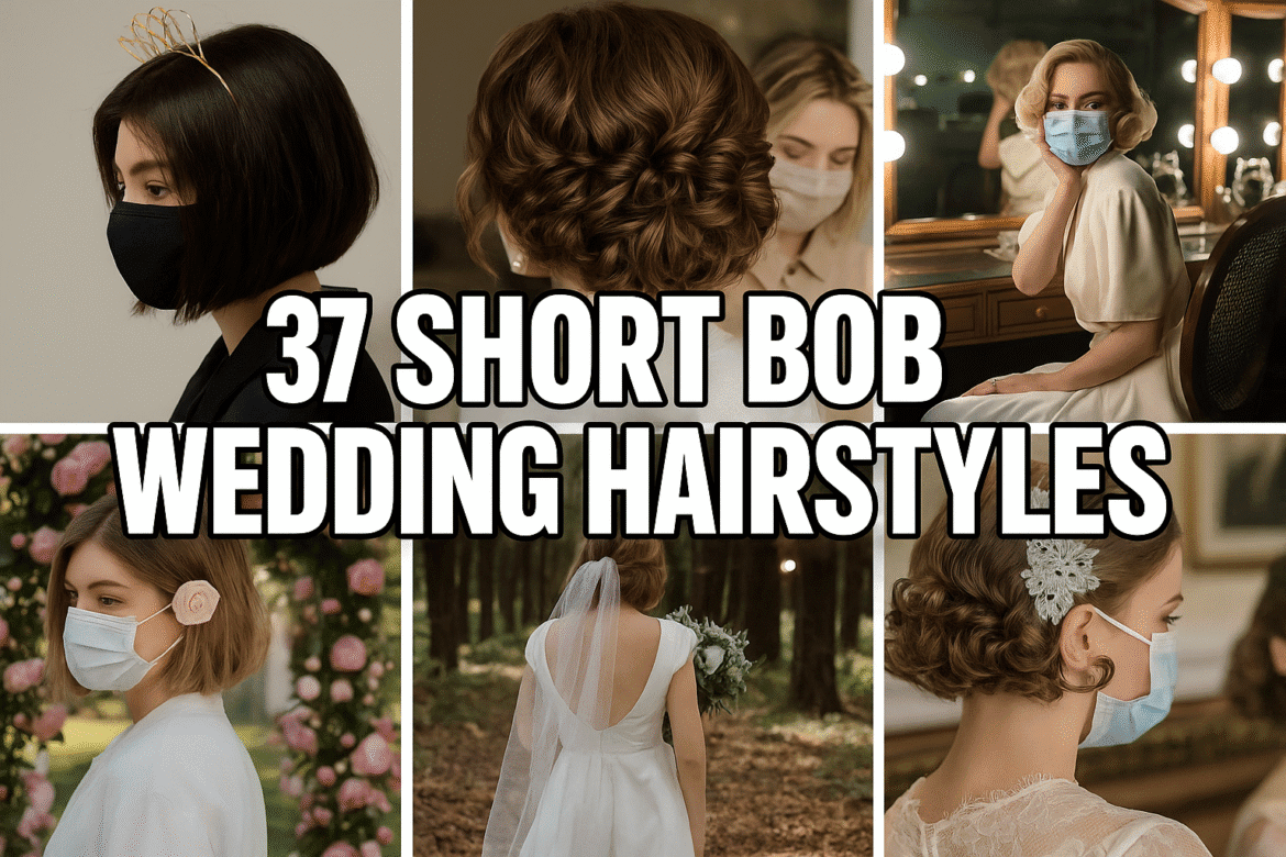 Short Bob Wedding Hairstyles