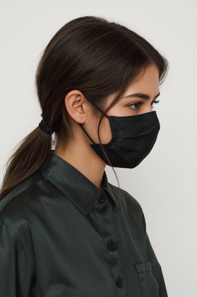 Side-Swept Low Ponytail