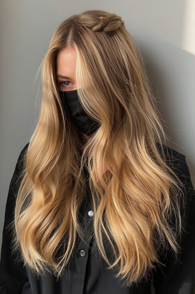Loose Side Braid with Soft Waves