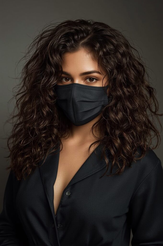 Side-Swept Glam Curls