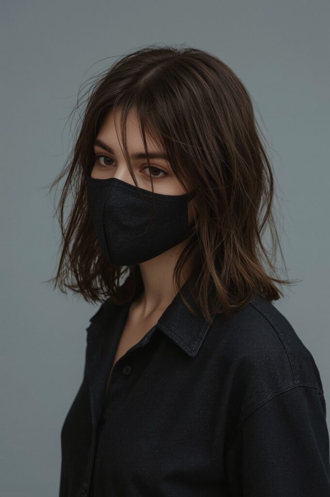 Asymmetrical Wispy Fringe