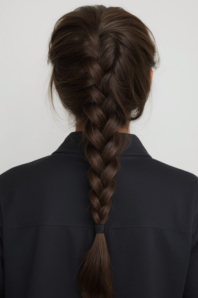 Fishtail Braid Faux Hawk