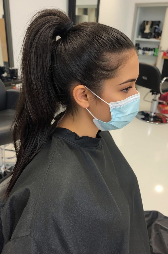 Side Part Quick Weave Ponytail