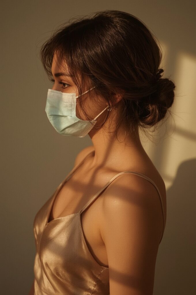 Low Twisted Bun with Side Part