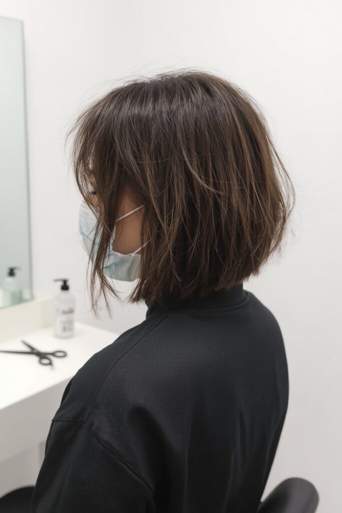 Classic Side Part Bob Cut