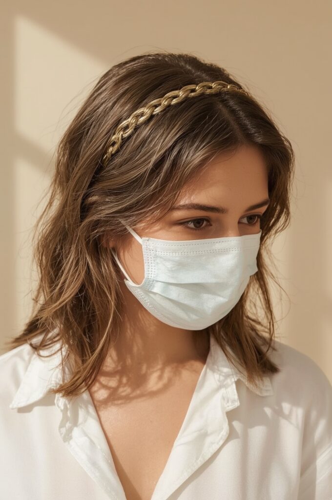 Side Part with Braided Headband