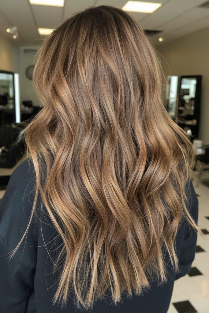 Long Layers with Peekaboo Highlights