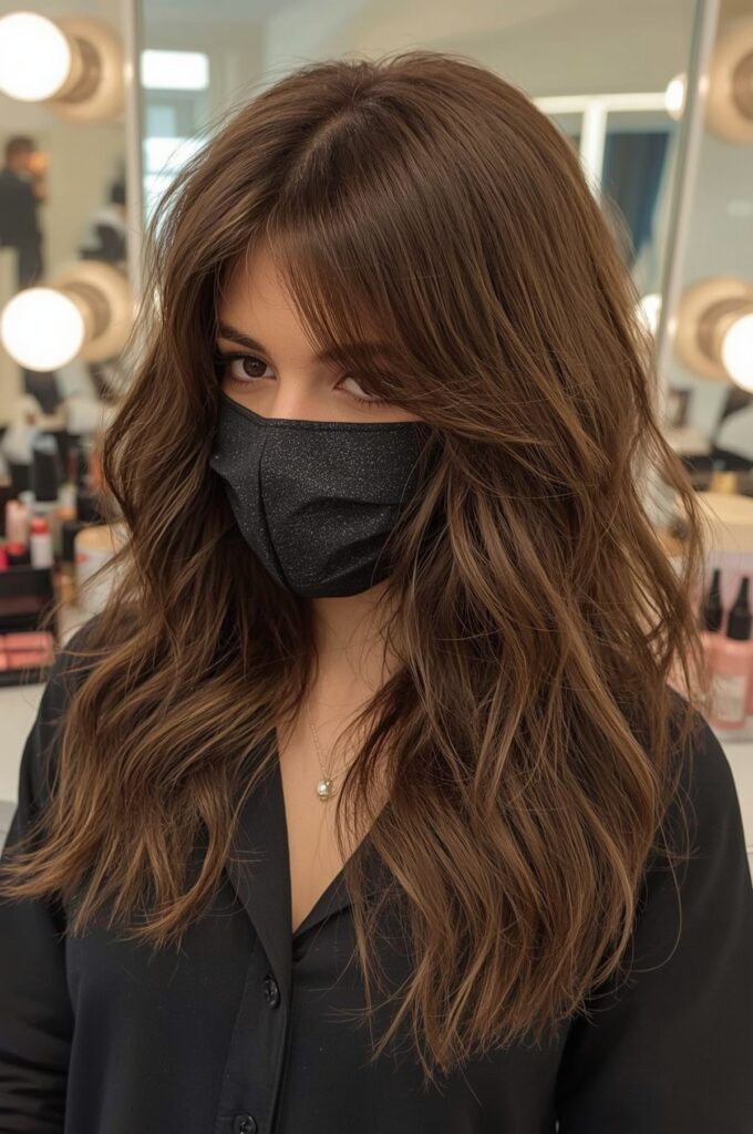 Wispy Bangs and Voluminous Blowout