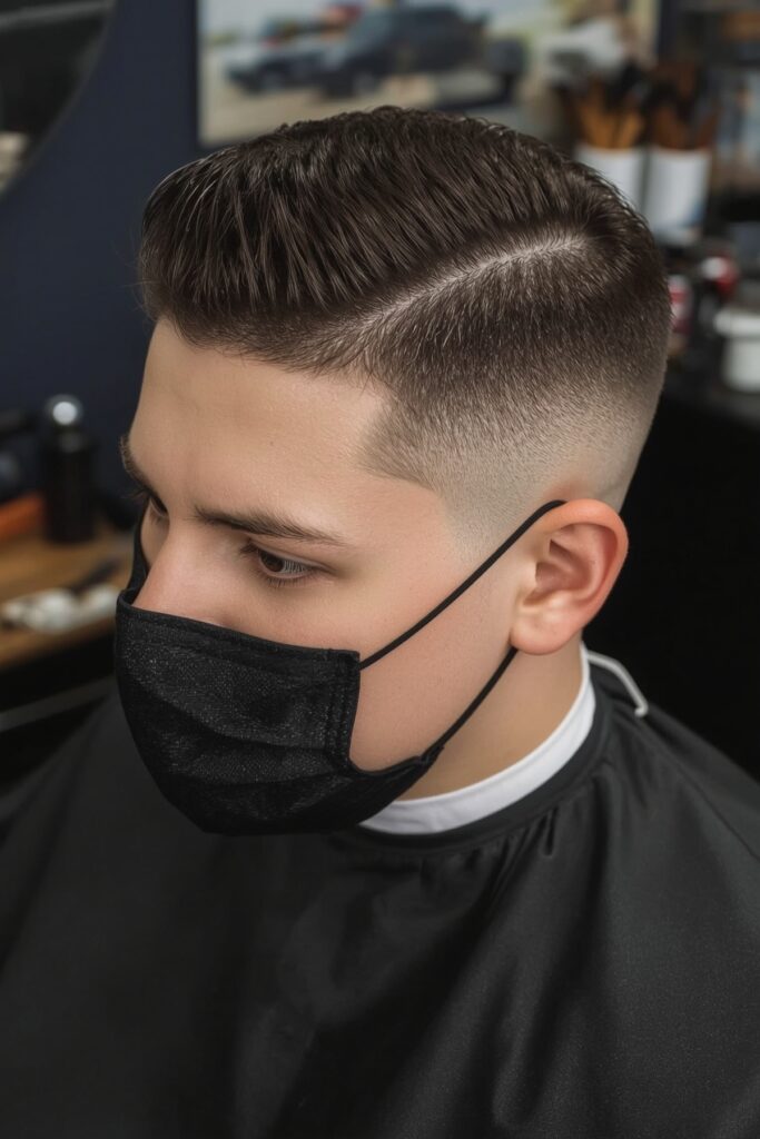 Side Part With Undercut Fade (Unisex Look)