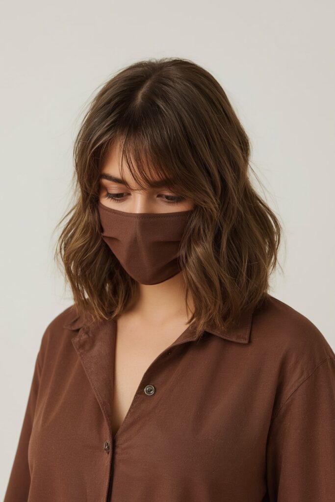 Half-Curtain Fringe with Wavy Ends
