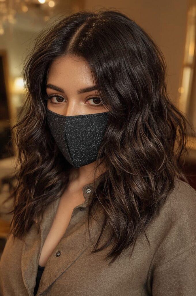 Deep Side Part with Hollywood Waves