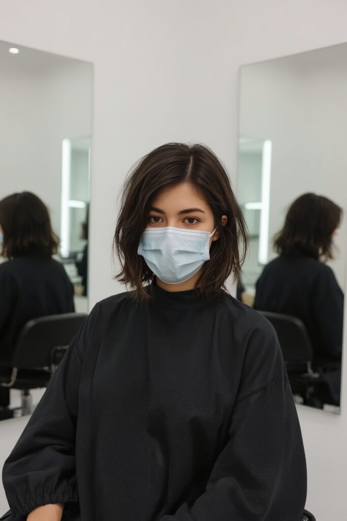 Short Bob With Defined Side Swoop