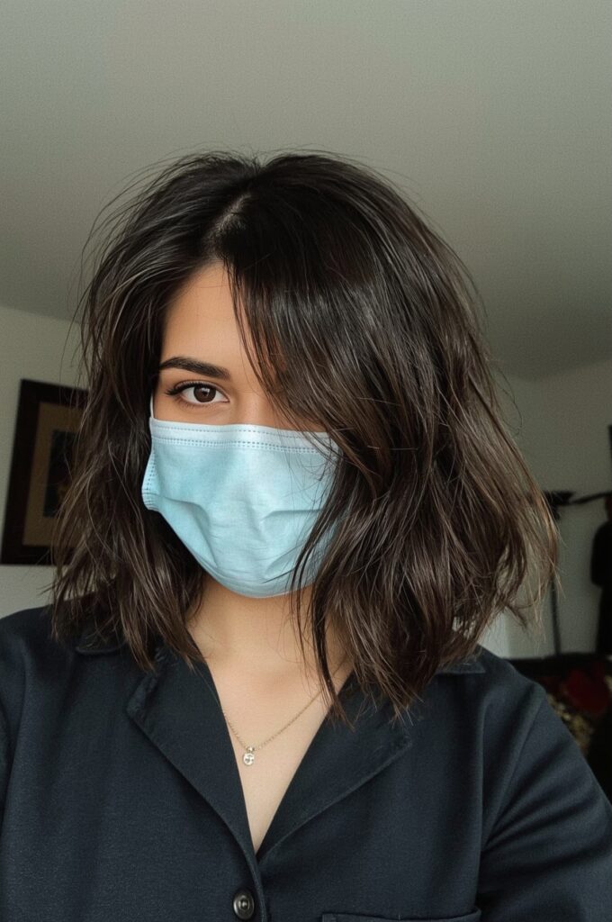 Side Part with Peekaboo Highlights