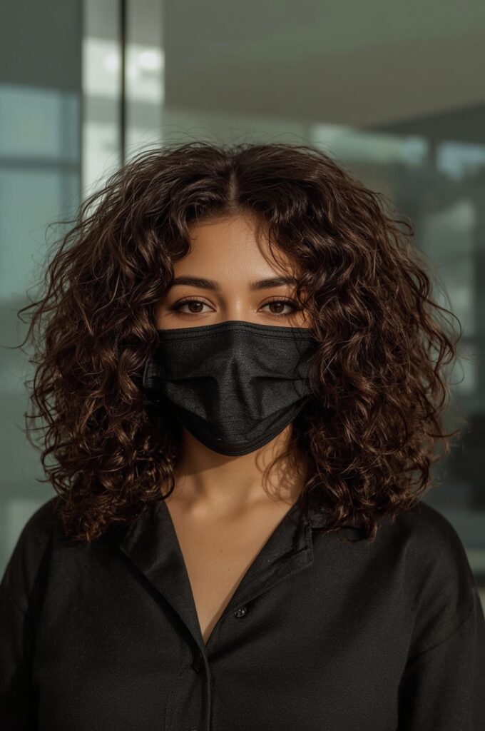 Side Part Curly Style with Headband