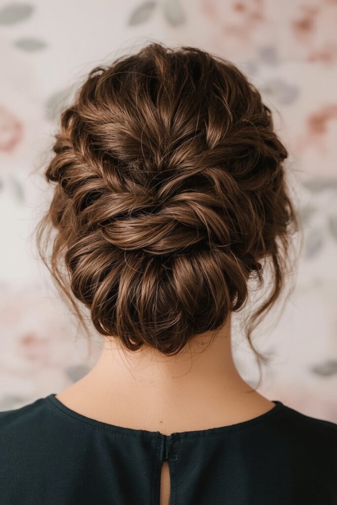 Layered Braided Updo for Events