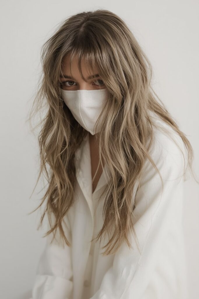 Piecey Layers with Curtain Fringe