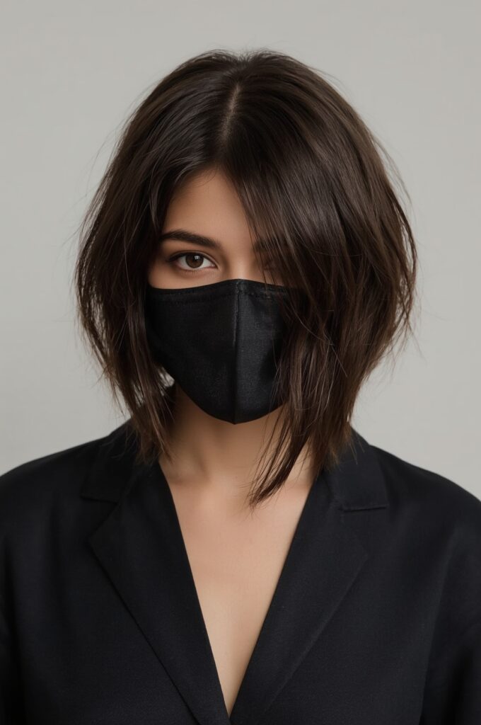 Asymmetrical Side-Parted Lob