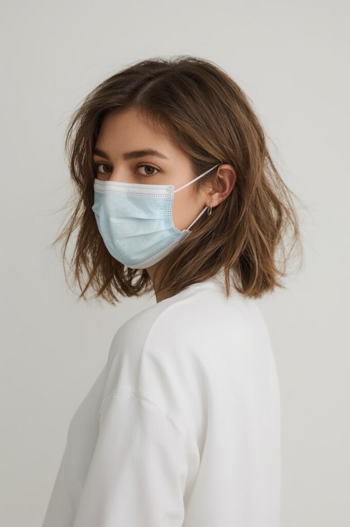 Side-Swept Long Bob with Soft Texture