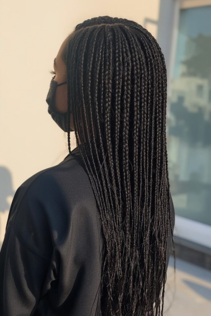 Knotless Waist-Length Box Braids