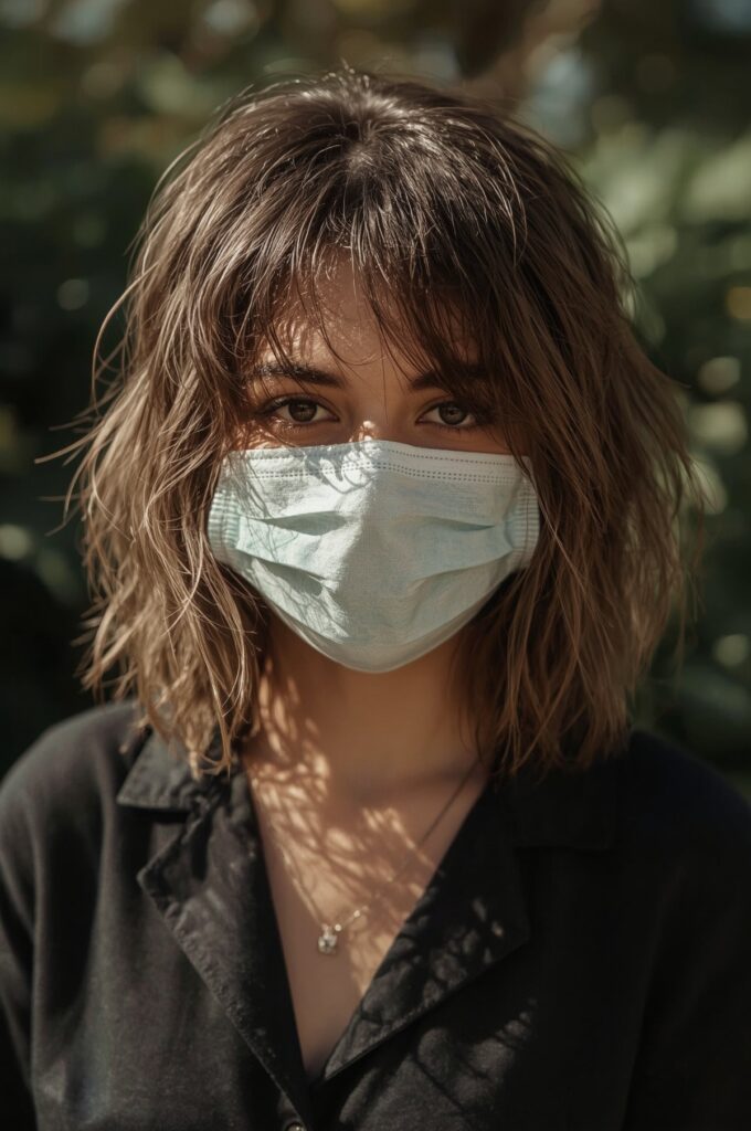 Textured Wispy Layers with Bangs