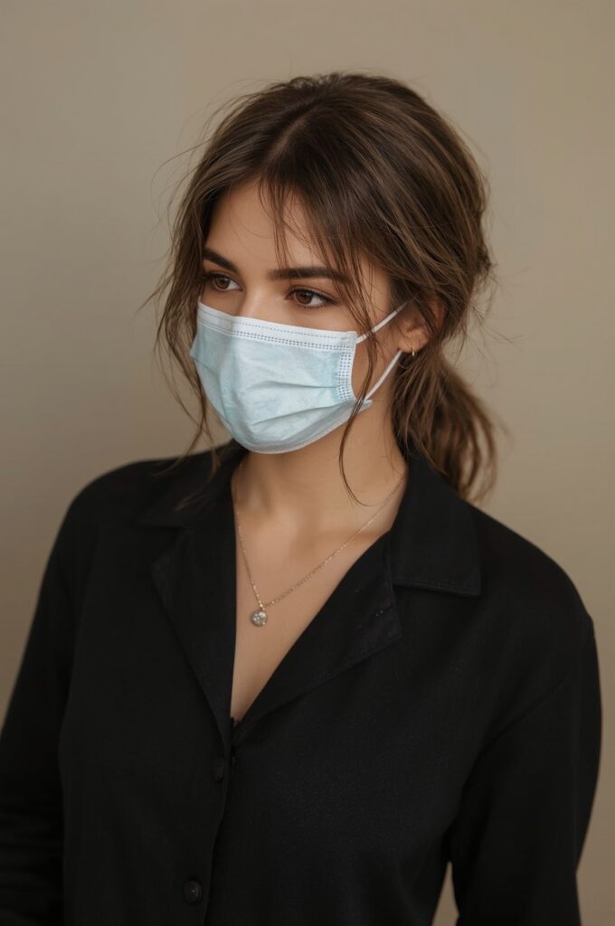 Wispy Bangs with Chic Low Pony