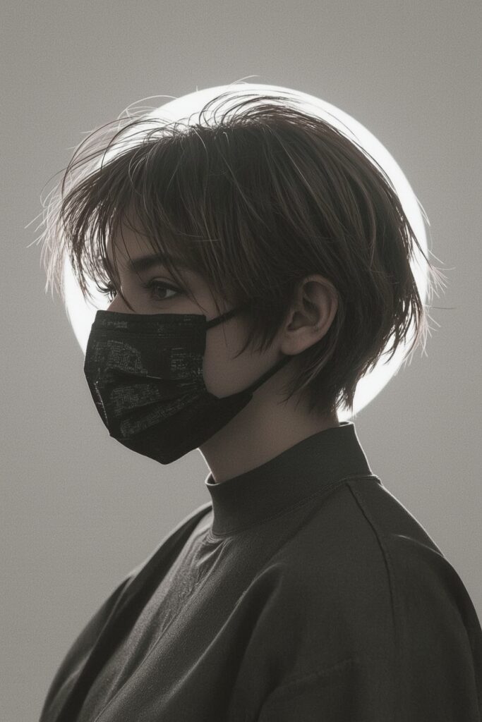 Side-Swept Pixie With Texture
