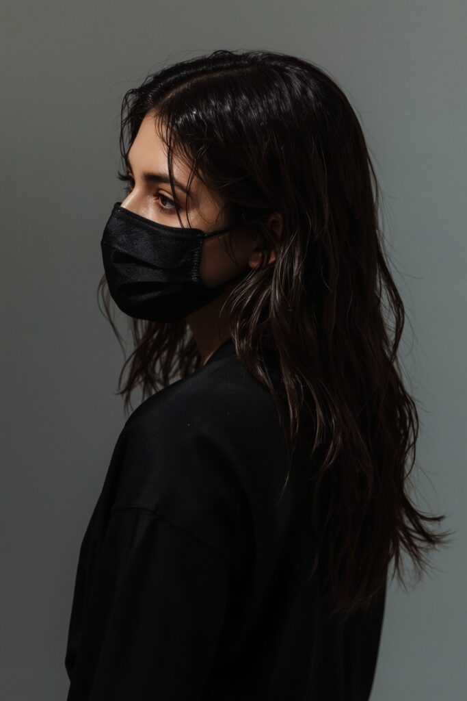 Sleek Wet-Look Waves