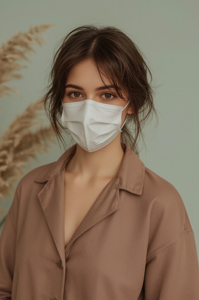 Wispy Curtain Bangs with Low Ponytail