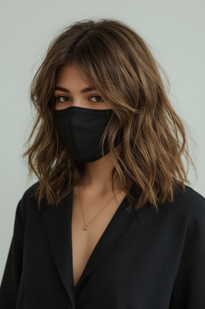 Romantic Side Part with Face-Framing Layers