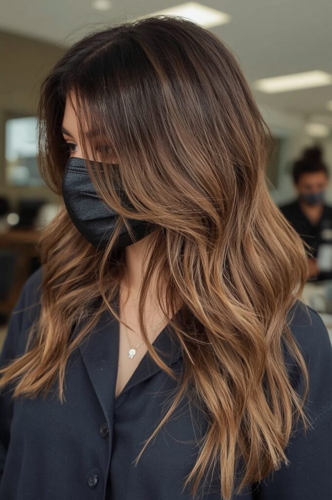 Side Part Sew In With Ombre Effect