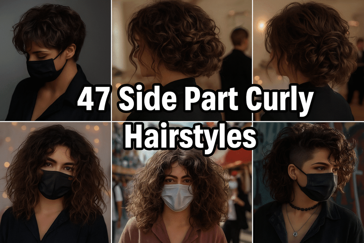 Side Part Curly Hairstyles