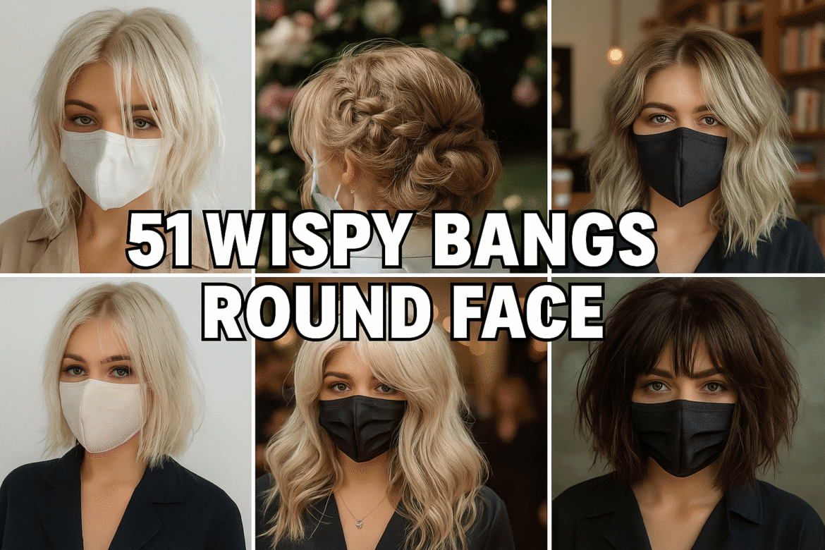 Wispy Bangs Round Face