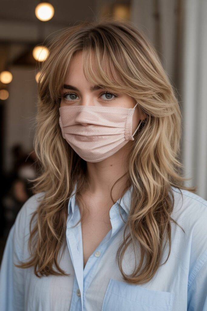 Long Shag Cut with Light Wispy Fringe