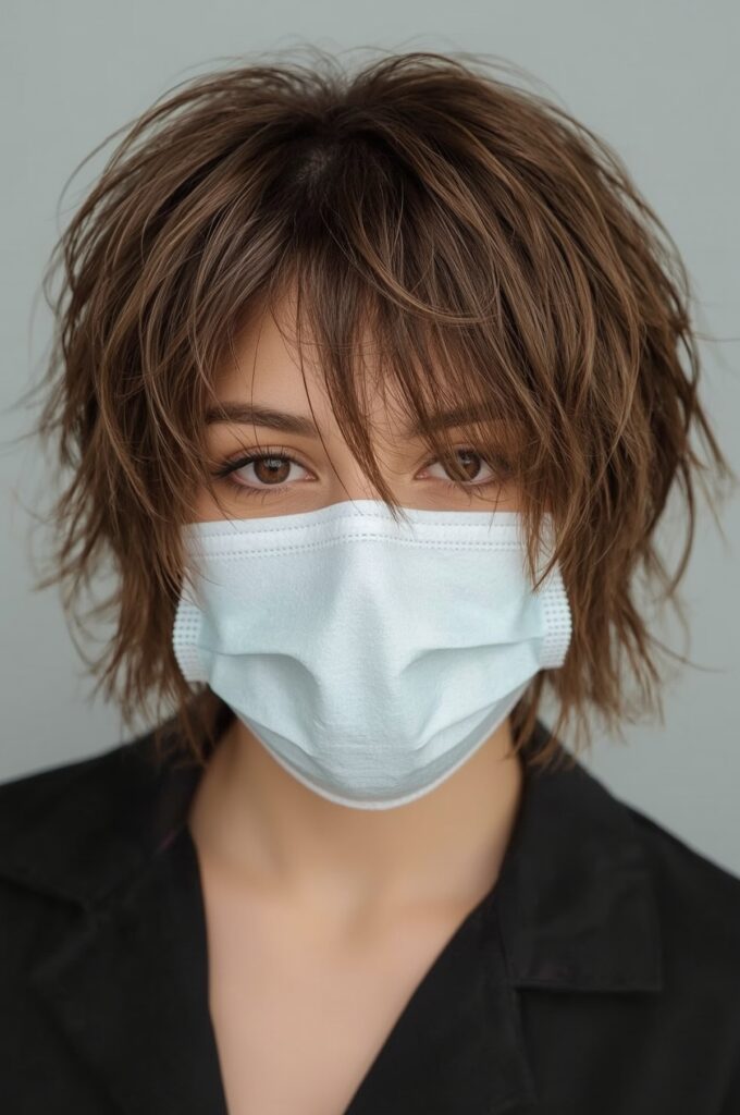 Layered Shag with Feathered Bangs