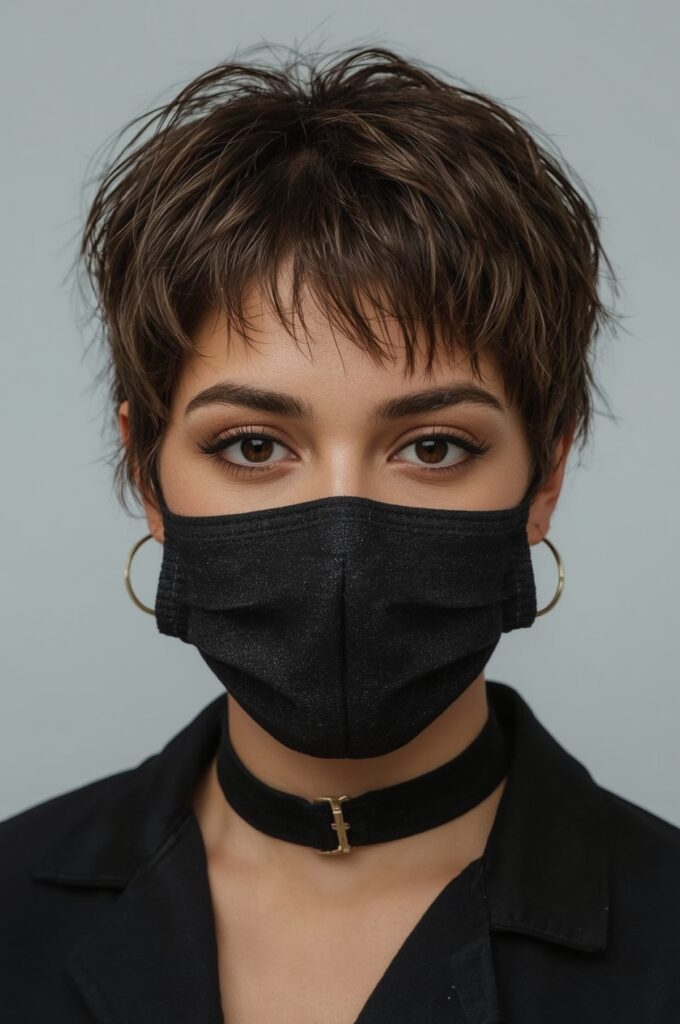 Pixie with Razor-Cut Ends