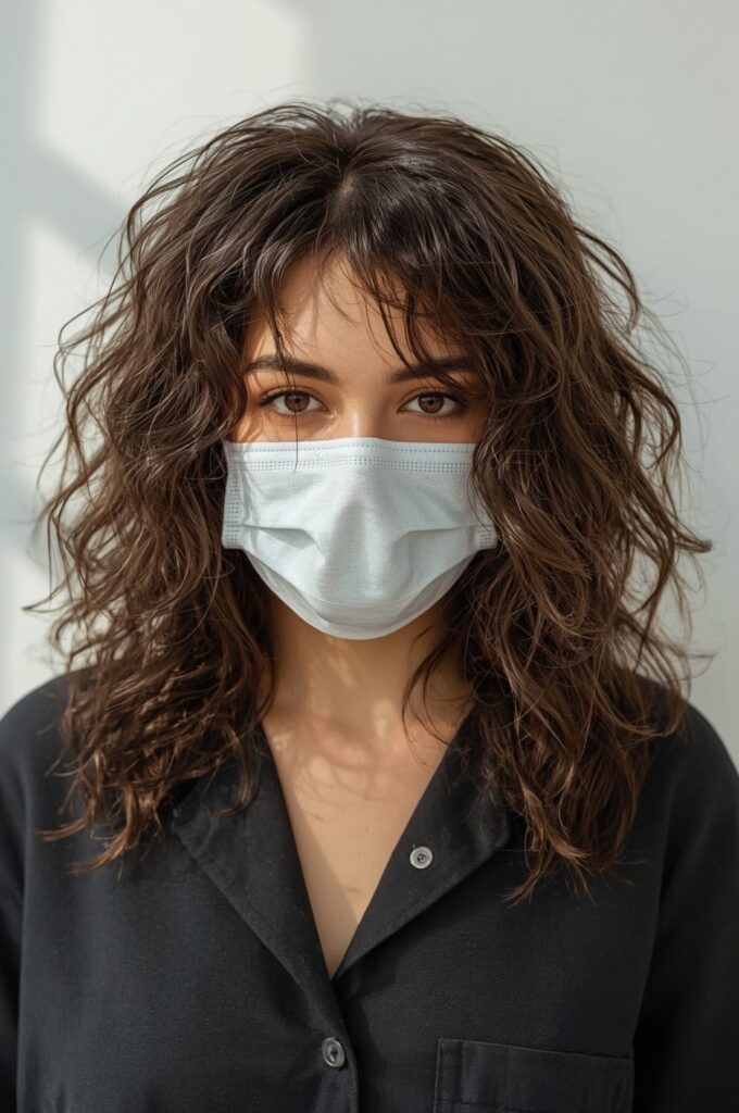 Curly Layers with Wispy Fringe