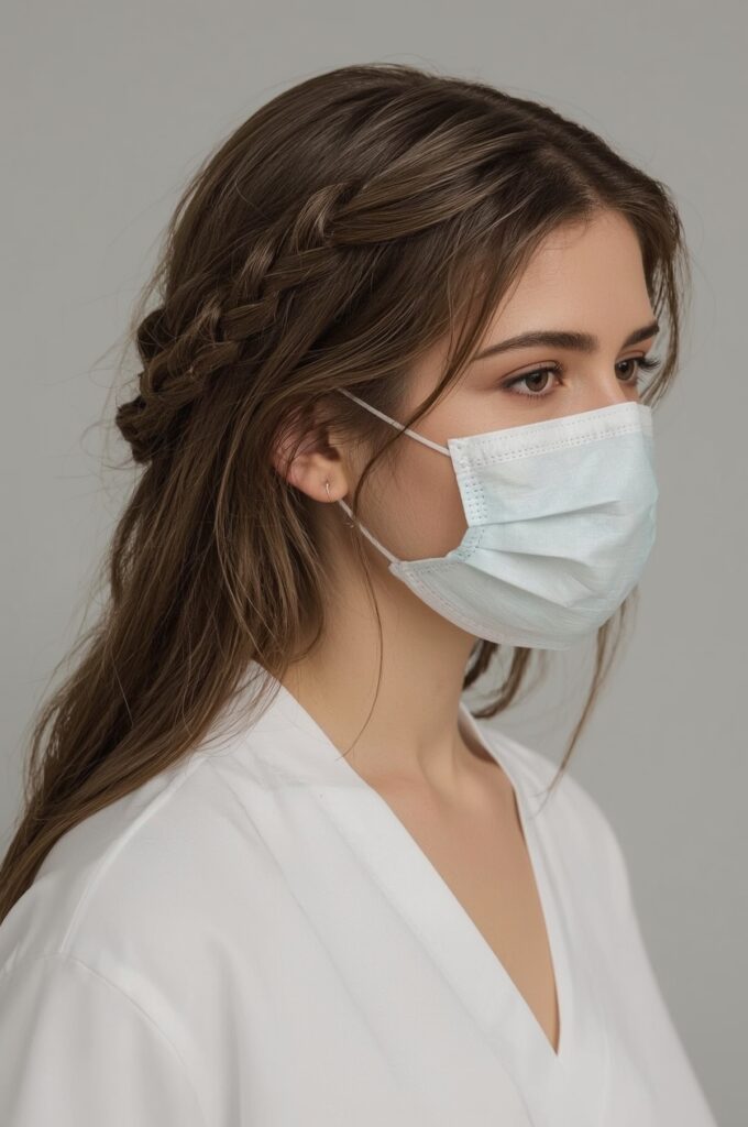 Side Braid with Hair Chains