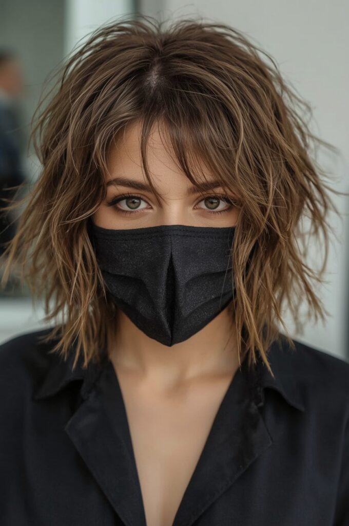 Cropped Shag with Airy Bangs