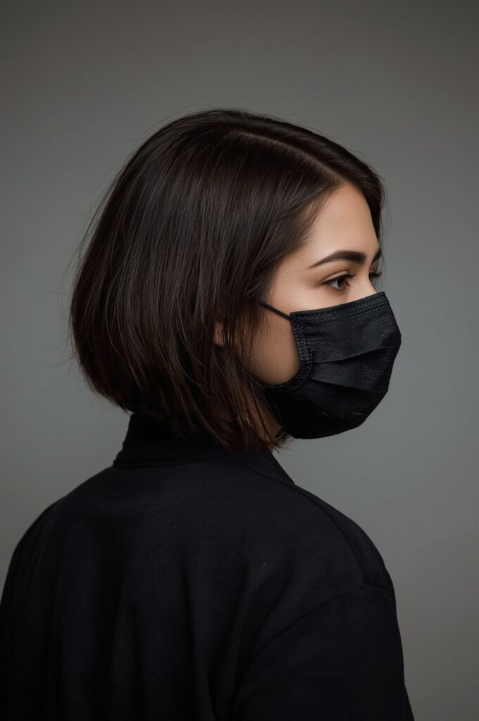 Shaved Nape with Long Bob