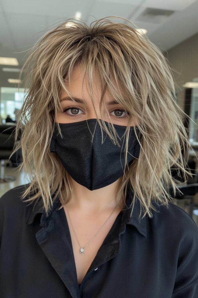 Feathered Shag with Wispy Bangs