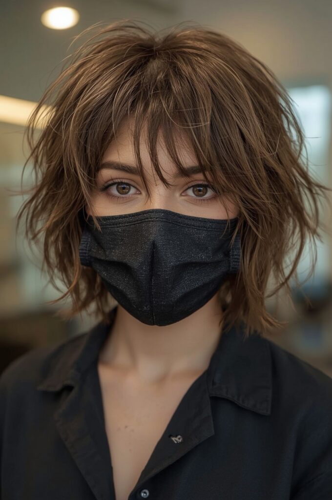 Textured Bob with Wispy Layers