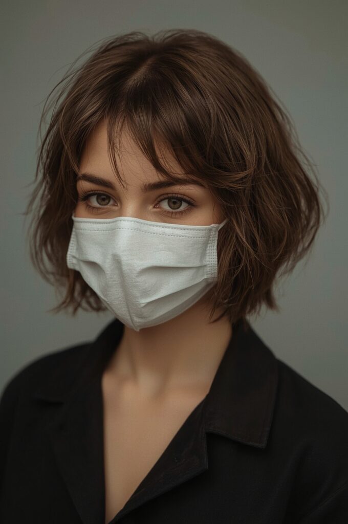 Vintage-Inspired Bob with Wispy Bangs