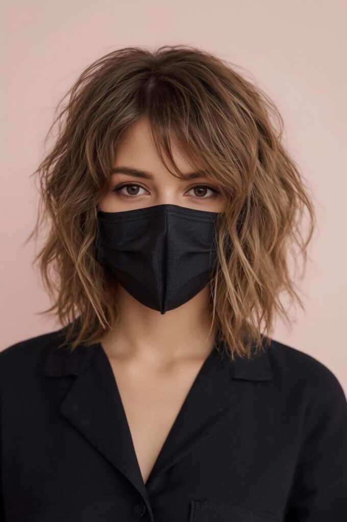 Wavy Pixie-Bob with Wispy Bangs