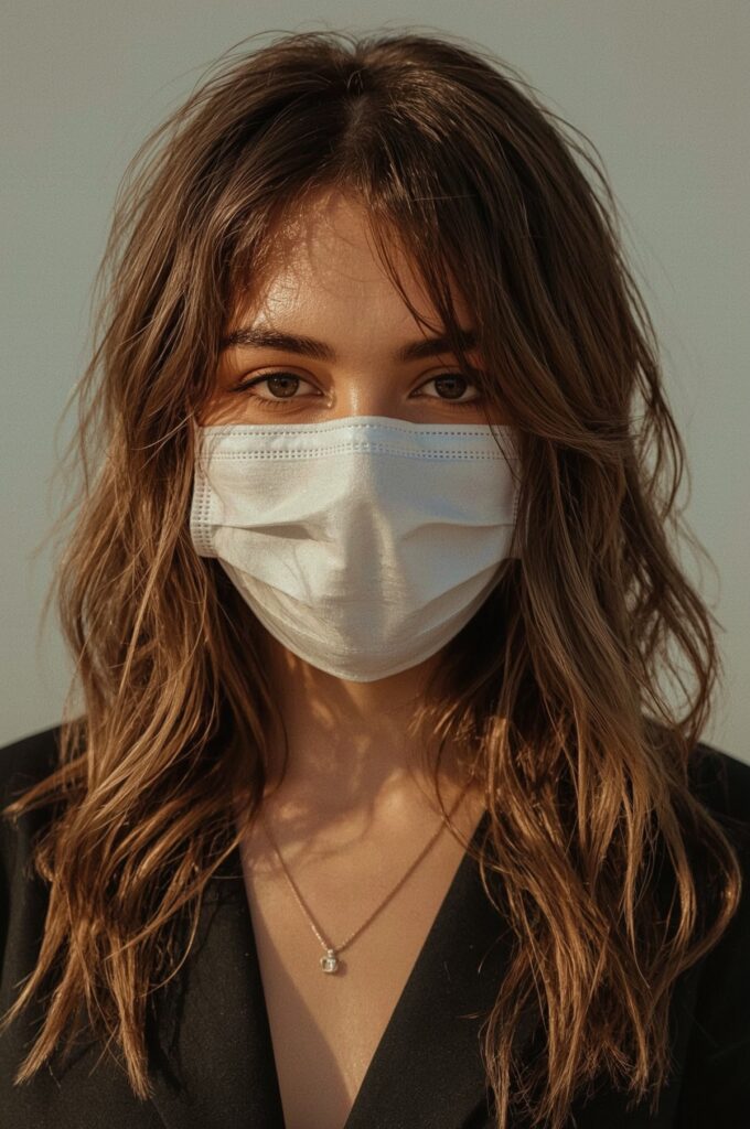 Long Layers with Wispy Bangs and Textured Waves