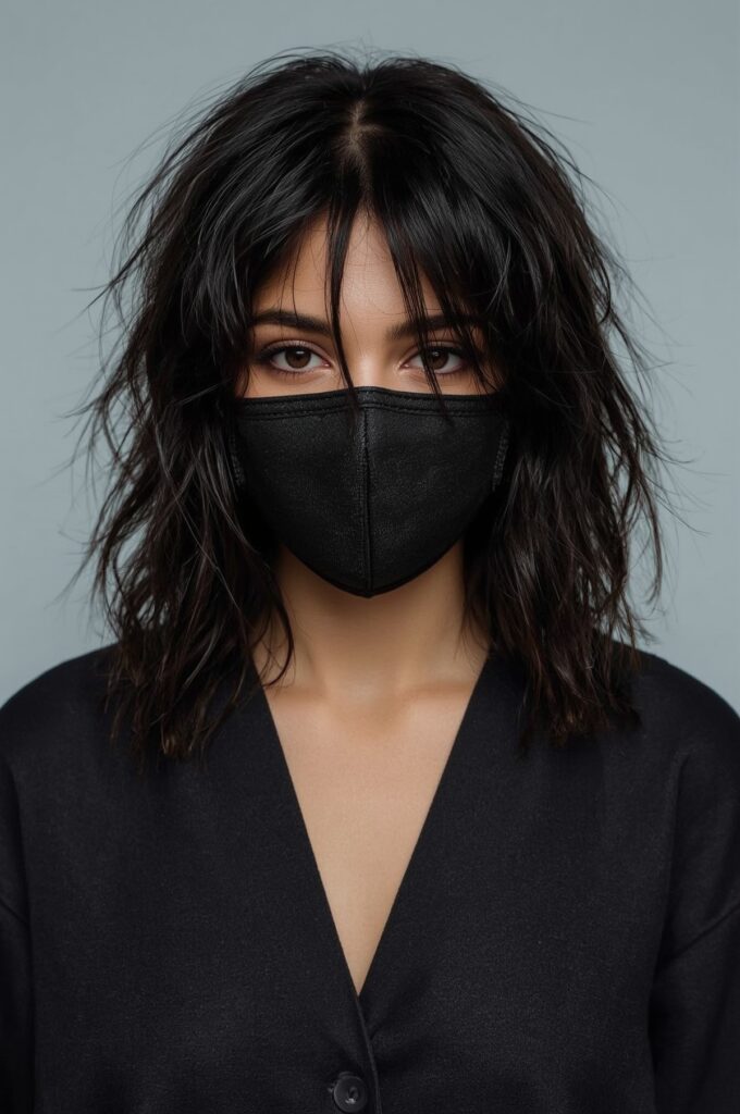 Wispy Bangs with Razor-Cut Layers