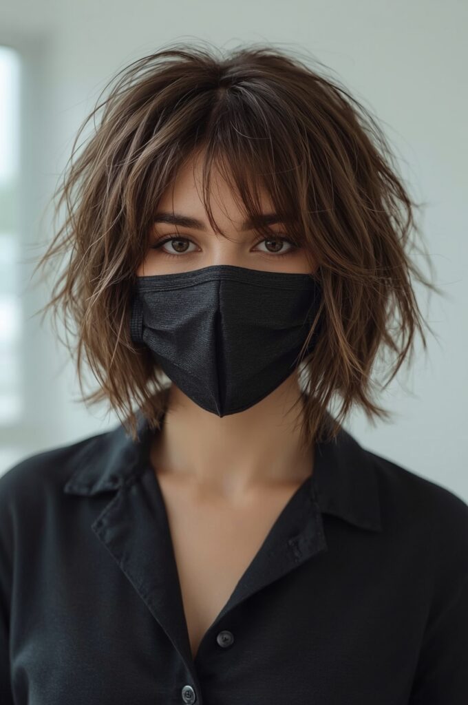 Razor Bob with Wispy Ends